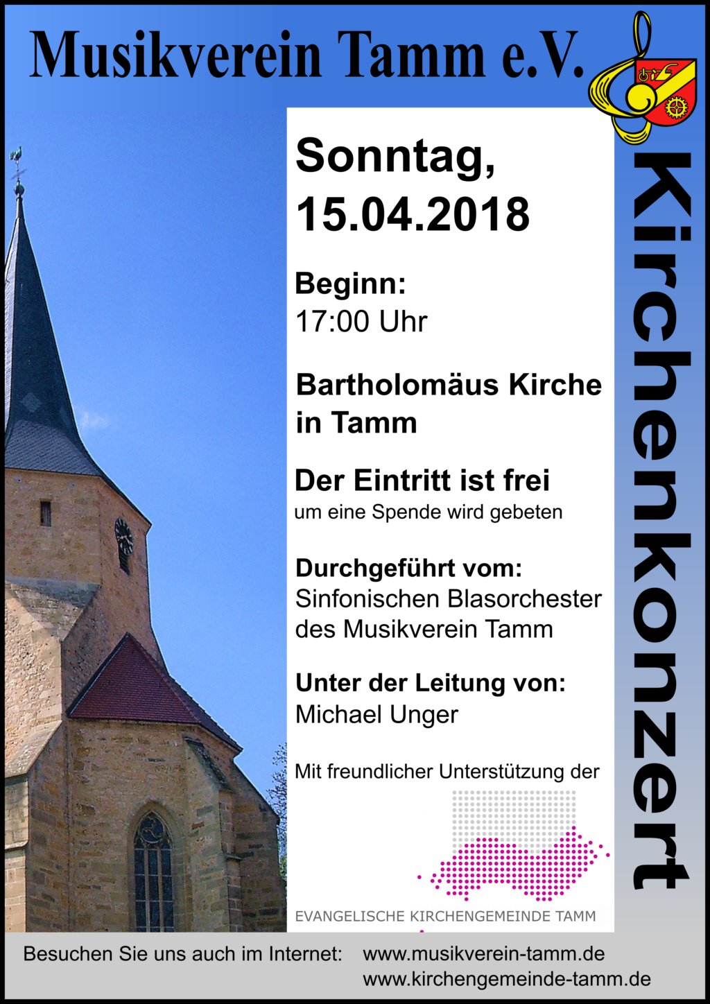 Plakat Kirchenkonzert 2018