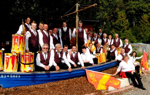 Gruppenbild des Fanfarenzugs in Konstanz 2011