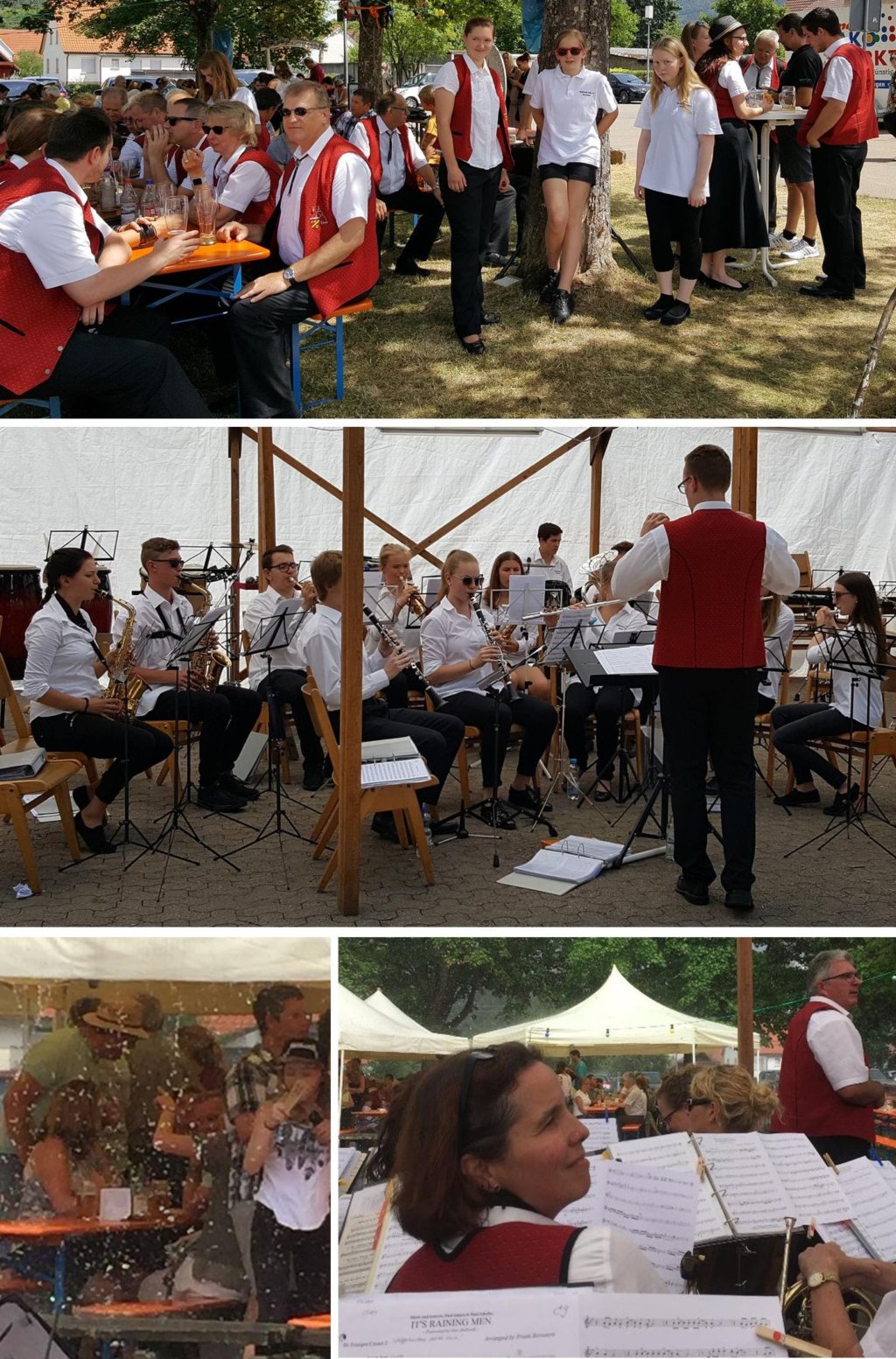 Jugendkapelle und Orchester gemeinsam in Frommern