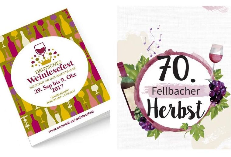 Werbung für Neustadt und Fellbach